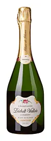 Flaske Diebolt-Vallois Champagne Blanc de Blancs Prestige ekstra brut mot hvit bakgrunn